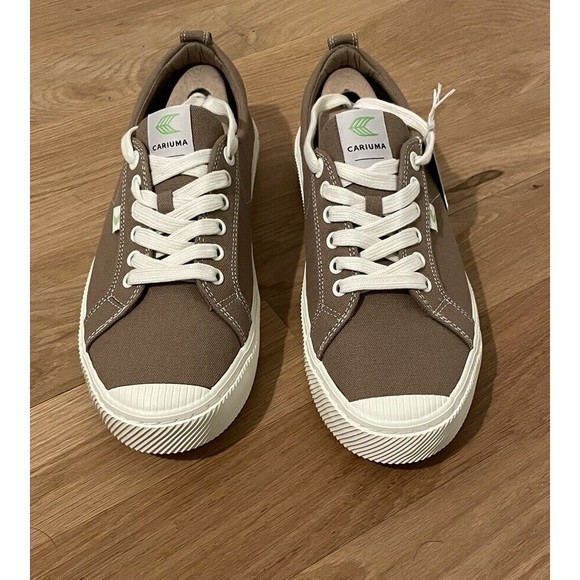 Cariuma Low Burnt Sand Lace Up Sneaker Shoe Skateboard Men 10.5 Women 12 - Picture 7 of 7